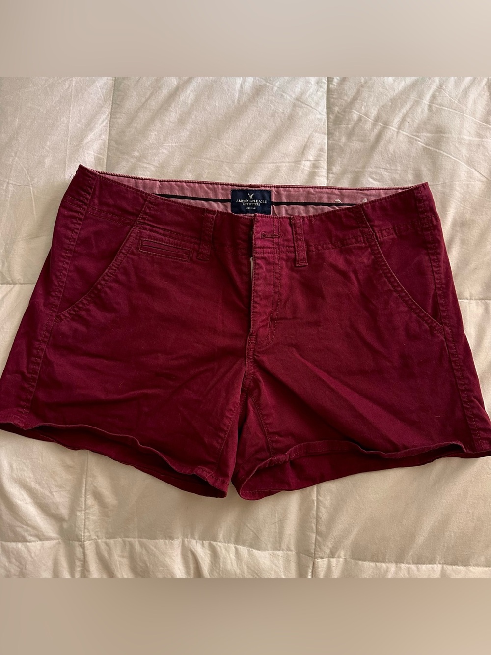 American Eagle Outfitters Women’s Wine Chino Shorts